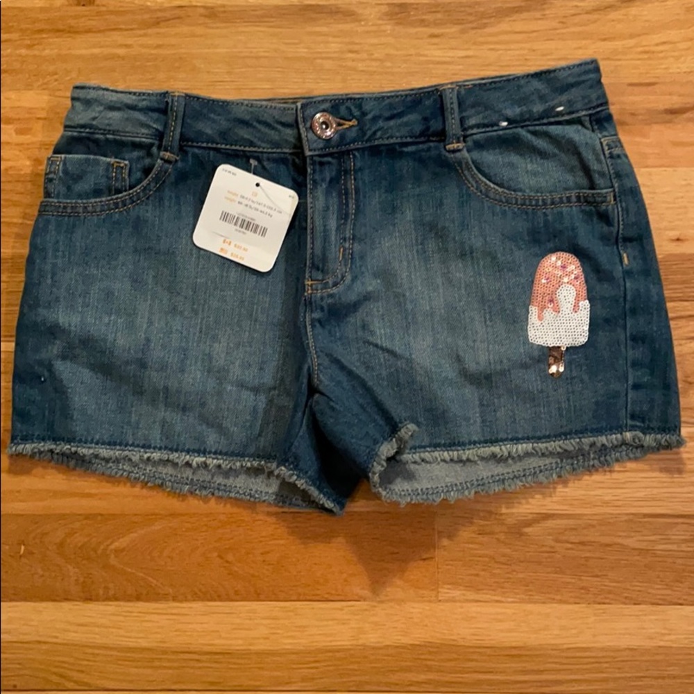 Gymboree Girls size 12 jean shorts